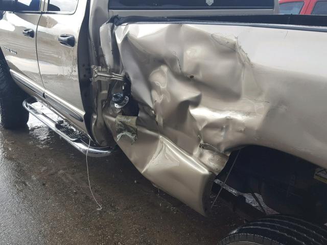 3D7KU28CX4G202357 - 2004 DODGE RAM 2500 S GOLD photo 9