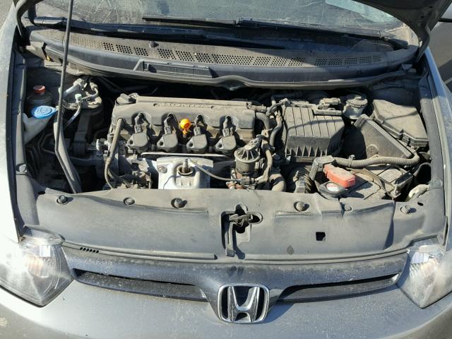 2HGFG12886H577735 - 2006 HONDA CIVIC BROWN photo 7