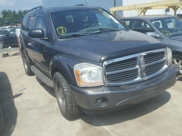 1D4HB48D34F184545 - 2004 DODGE DURANGO GRAY photo 1