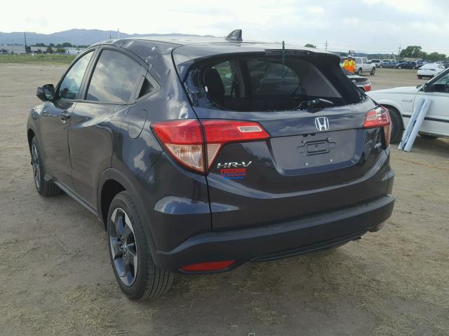 3CZRU6H56JG720294 - 2018 HONDA HR-V EX GRAY photo 3