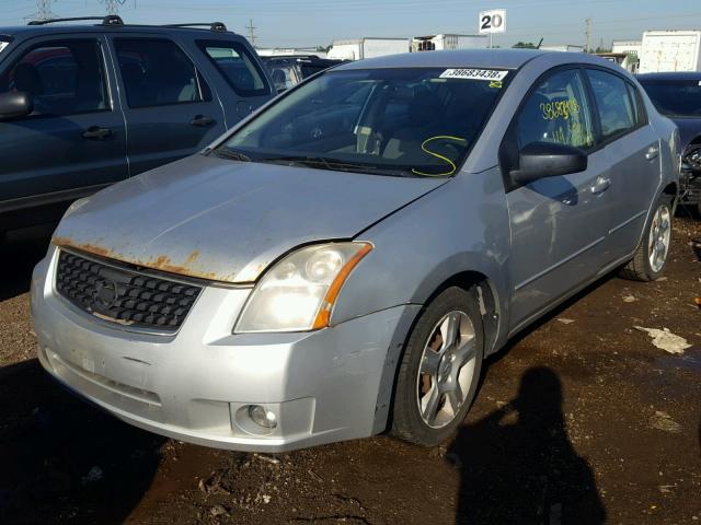 3N1AB61E08L683072 - 2008 NISSAN SENTRA 2.0 SILVER photo 2