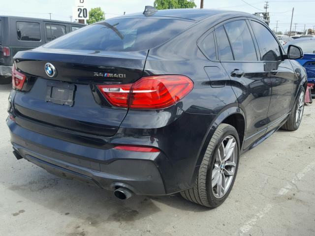 5UXXW7C50H0U25662 - 2017 BMW X4 XDRIVEM BLACK photo 4