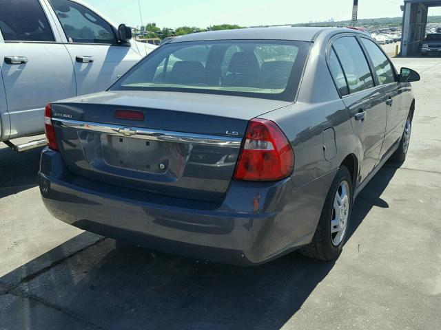 1G1ZS58F47F108399 - 2007 CHEVROLET MALIBU LS 灰色 照片 4