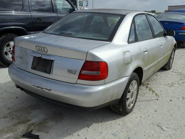 WAUAC68D61A063652 - 2001 AUDI A4 1.8T GRAY photo 4