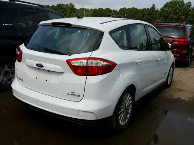 1FADP5AUXDL556662 - 2013 FORD C-MAX SE WHITE photo 4