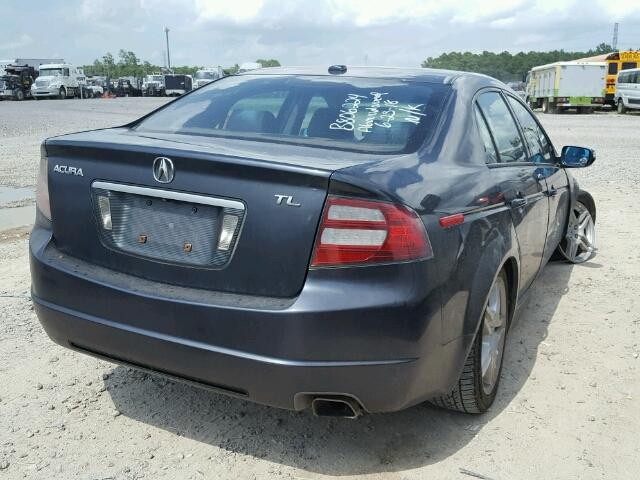 19UUA66237A042372 - 2007 ACURA TL SILVER photo 4