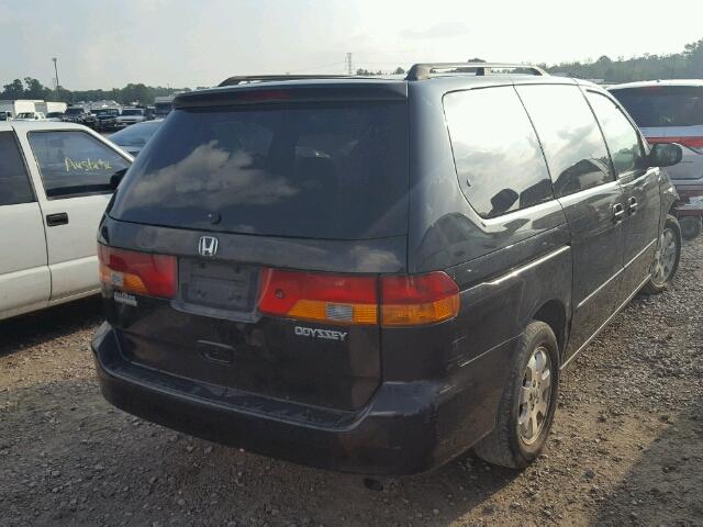 5FNRL18014B008575 - 2004 HONDA ODYSSEY EX BLACK photo 4