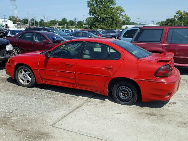 1G2NW52E54C110450 - 2004 PONTIAC GRAND AM G RED photo 9