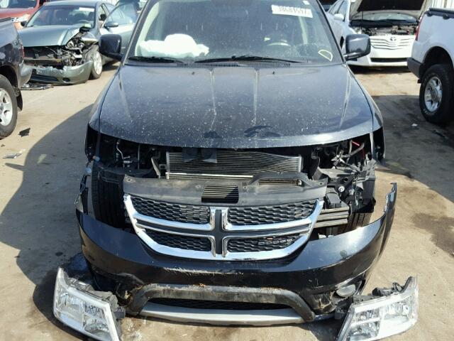 3D4PG1FG3BT547471 - 2011 DODGE JOURNEY MA BLACK photo 9