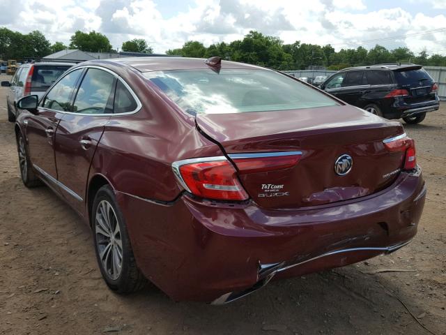 1G4ZN5SS8HU146375 - 2017 BUICK LACROSSE P RED photo 3