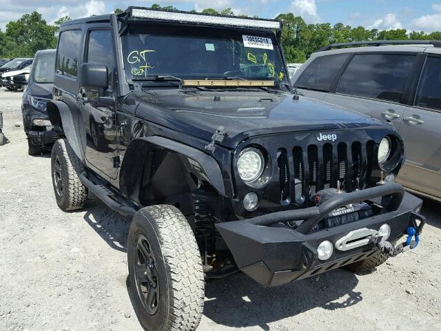 1C4AJWAG7EL259459 - 2014 JEEP WRANGLER S BLACK photo 1