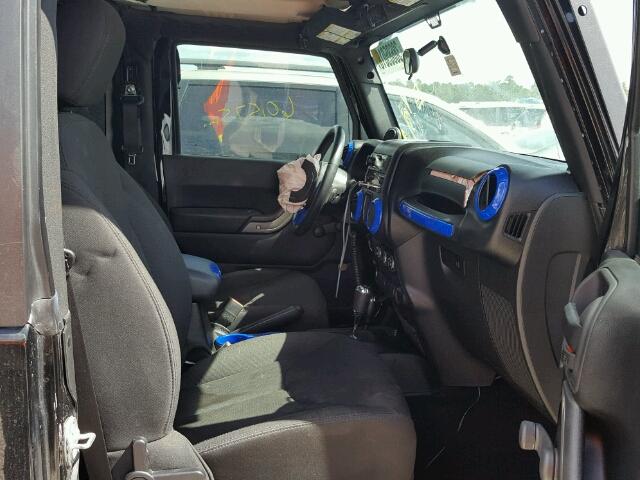 1C4AJWAG7EL259459 - 2014 JEEP WRANGLER S BLACK photo 5