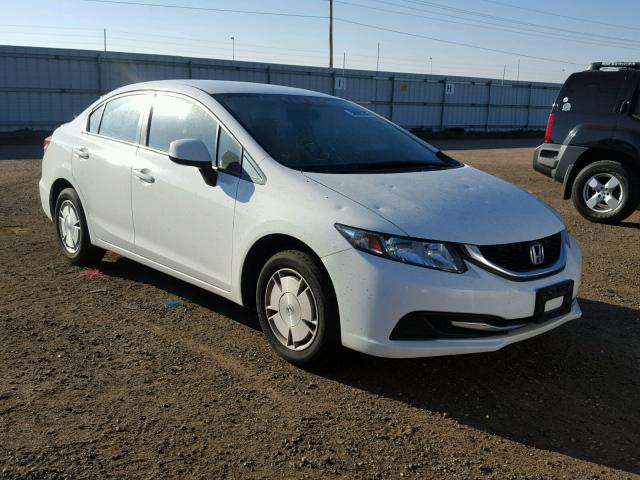 2HGFB2F66DH537308 - 2013 HONDA CIVIC HF WHITE photo 1