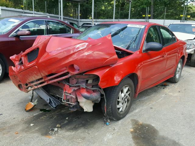 1G2NF52E73C285880 - 2003 PONTIAC GRAND AM S 红色 照片 2