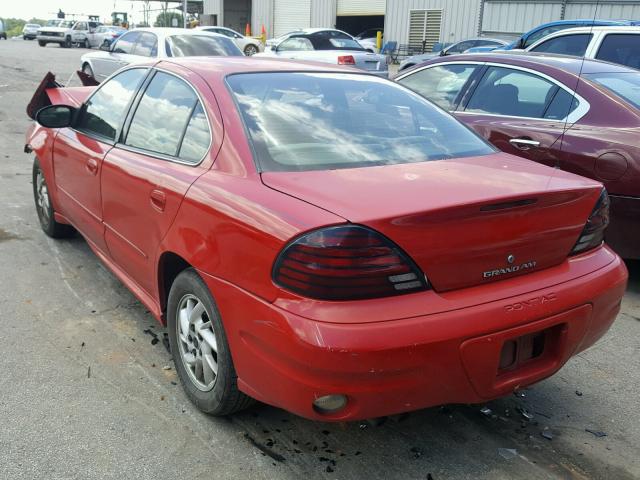 1G2NF52E73C285880 - 2003 PONTIAC GRAND AM S 红色 照片 3