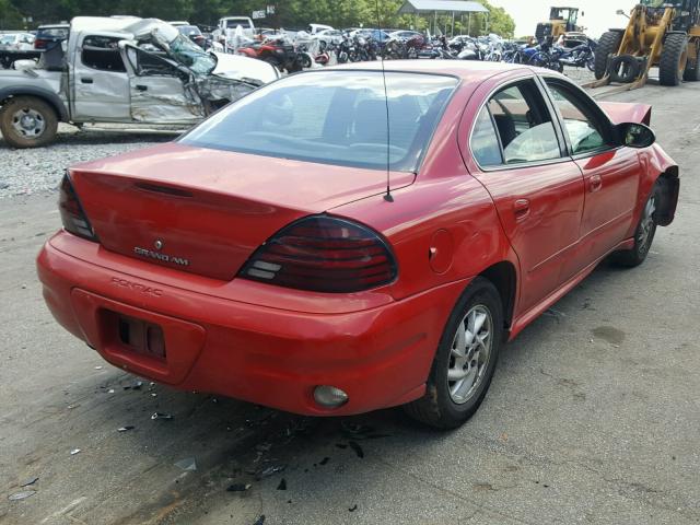 1G2NF52E73C285880 - 2003 PONTIAC GRAND AM S 红色 照片 4