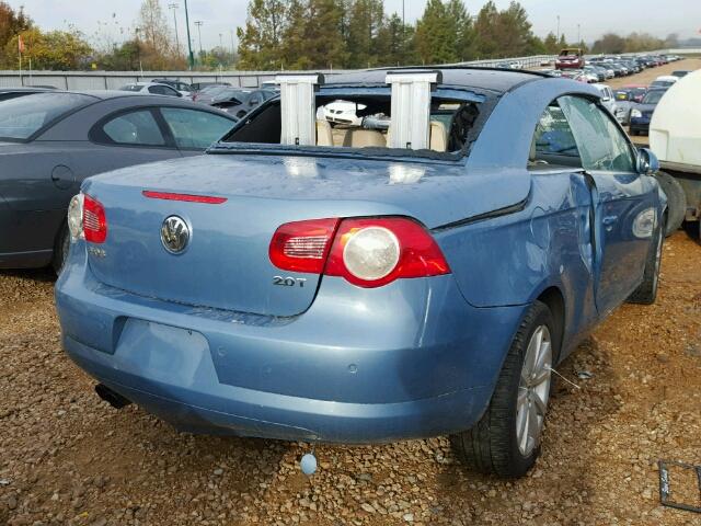 WVWFA71F18V038158 - 2008 VOLKSWAGEN EOS LUX 蓝色 照片 4