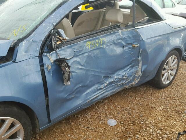 WVWFA71F18V038158 - 2008 VOLKSWAGEN EOS LUX 蓝色 照片 9