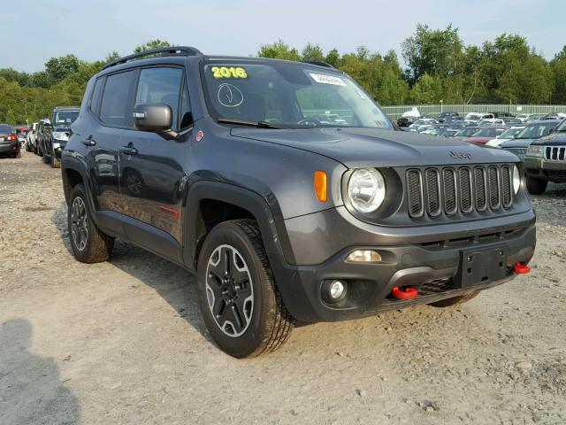 ZACCJBCT8GPE05913 - 2016 JEEP RENEGADE T CHARCOAL photo 1