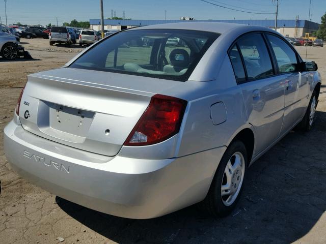1G8AJ55F06Z193468 - 2006 SATURN ION LEVEL SILVER photo 4