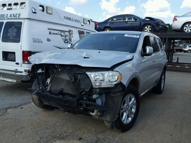 1D4RD4GG7BC730384 - 2011 DODGE DURANGO CR SILVER photo 2