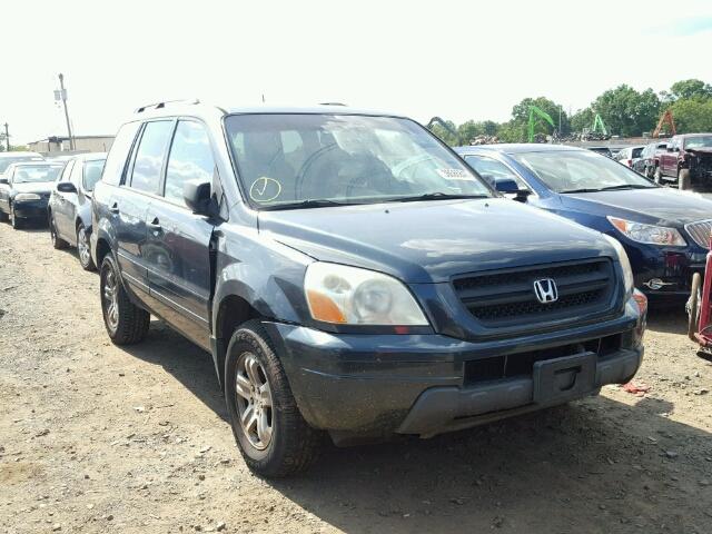 2HKYF18613H592354 - 2003 HONDA PILOT GRAY photo 1