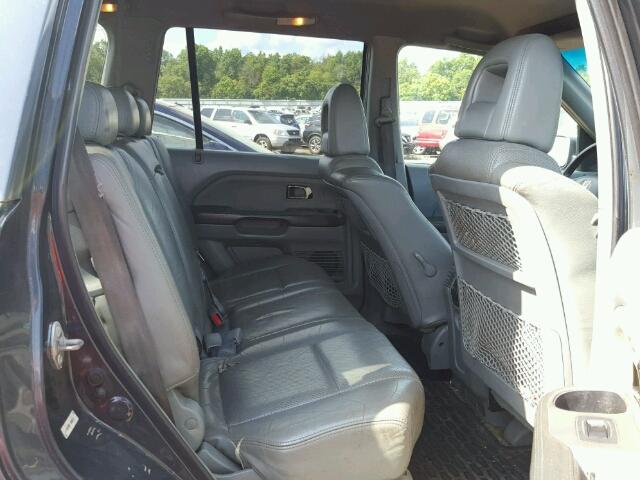 2HKYF18613H592354 - 2003 HONDA PILOT GRAY photo 6