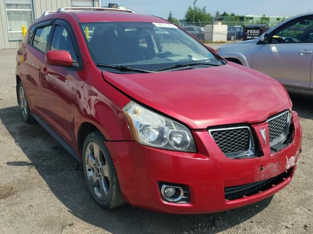 5Y2SM67029Z446519 - 2009 PONTIAC VIBE RED photo 1