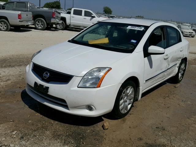 3N1AB6AP8CL612776 - 2012 NISSAN SENTRA 2.0 WHITE photo 2