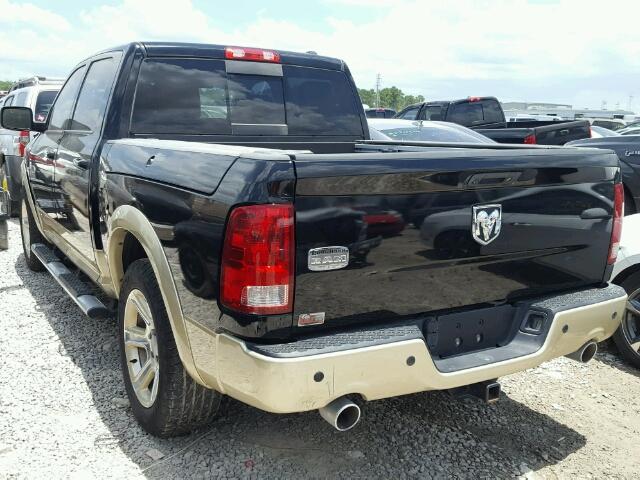 1C6RD6PT4CS133312 - 2012 DODGE RAM 1500 L BLACK photo 3