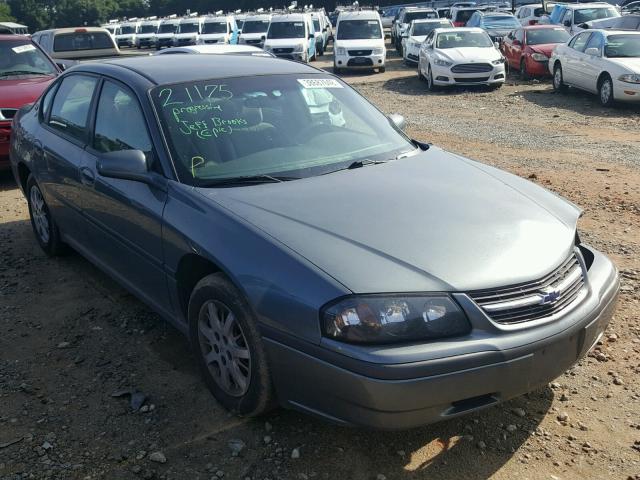 2G1WF52E249216130 - 2004 CHEVROLET IMPALA GRAY photo 1