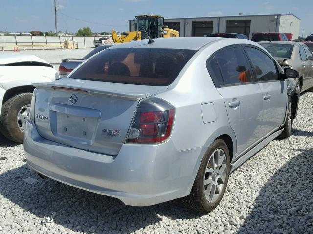 3N1CB61E97L682252 - 2007 NISSAN SENTRA SE- SILVER photo 4