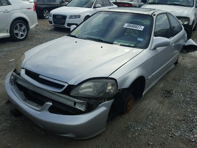 1HGEJ8248YL090866 - 2000 HONDA CIVIC SILVER photo 2