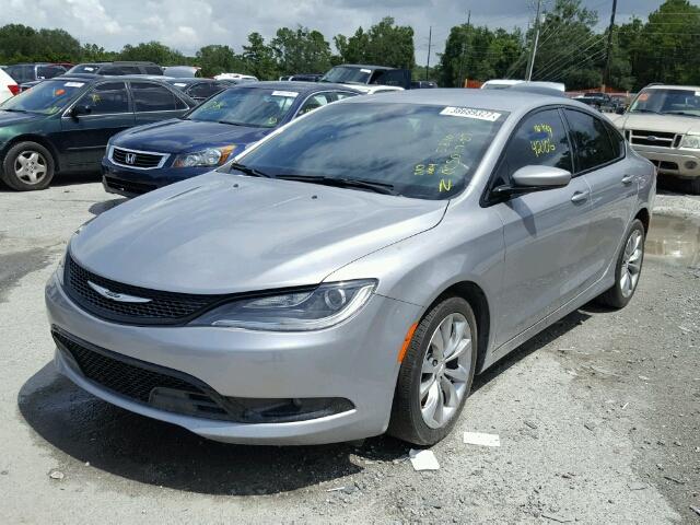 1C3CCCBB6FN755870 - 2015 CHRYSLER 200 GRAY photo 2