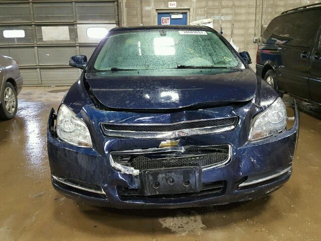 1G1ZH57B18F208331 - 2008 CHEVROLET MALIBU 1LT BLUE photo 9