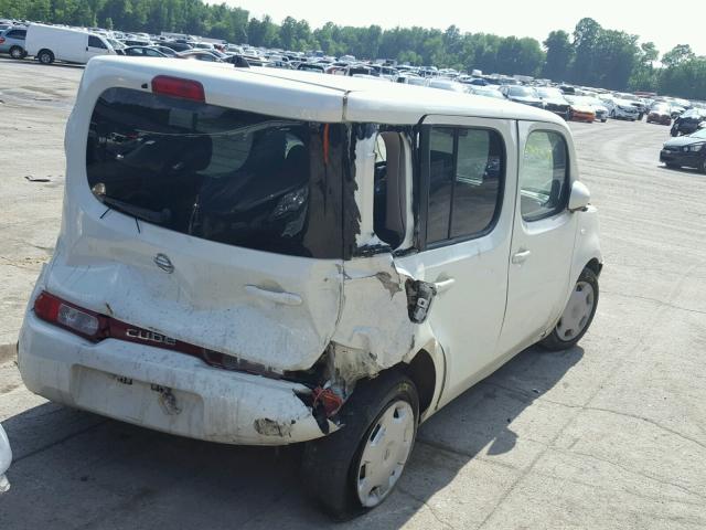 JN8AZ28R69T114030 - 2009 NISSAN CUBE BASE WHITE photo 4