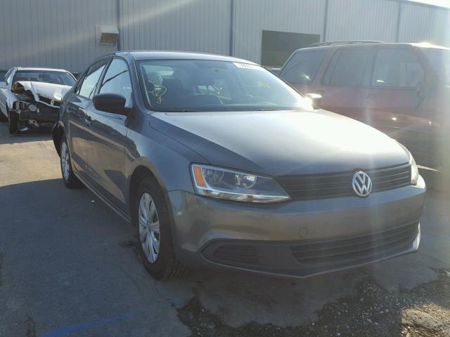 3VW2K7AJ1CM416270 - 2012 VOLKSWAGEN JETTA BASE 灰色 照片 1