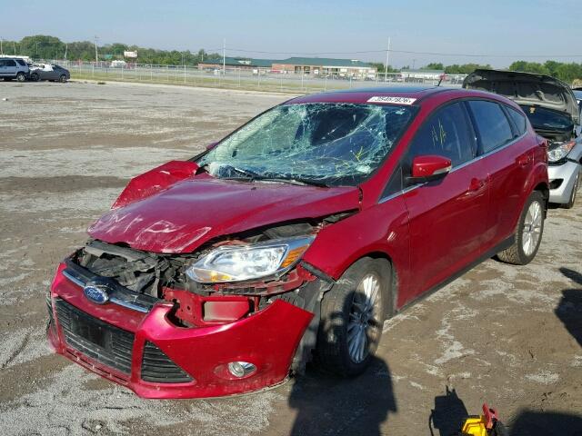 1FAHP3M28CL168246 - 2012 FORD FOCUS SEL RED photo 2