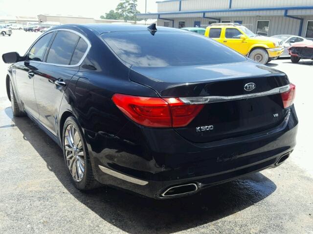 KNALW4D47F6017395 - 2015 KIA K900 BLACK photo 3