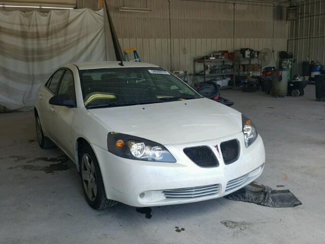 1G2ZG57B094163619 - 2009 PONTIAC G6 WHITE photo 1