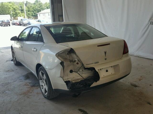 1G2ZG57B094163619 - 2009 PONTIAC G6 WHITE photo 3