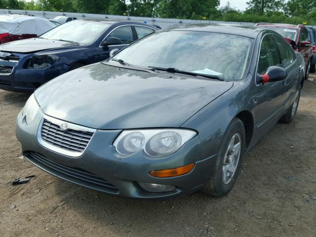 2C3HE66G74H657590 - 2004 CHRYSLER 300M GRAY photo 2