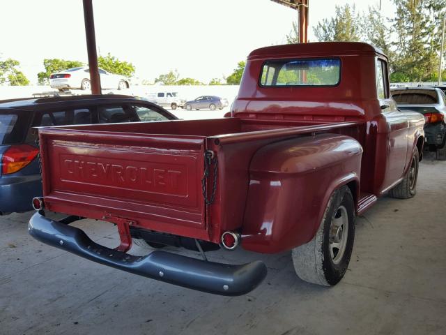 3A58A117266 - 1958 CHEVROLET PICK UP RED photo 4