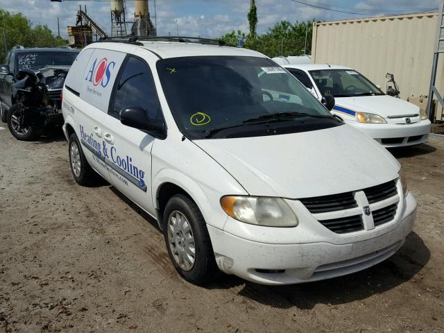 1D4GP45R97B129932 - 2007 DODGE CARAVAN SX WHITE photo 1