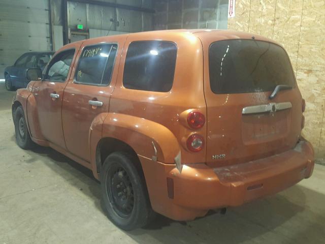3GNDA13D97S578546 - 2007 CHEVROLET HHR LS ORANGE photo 3