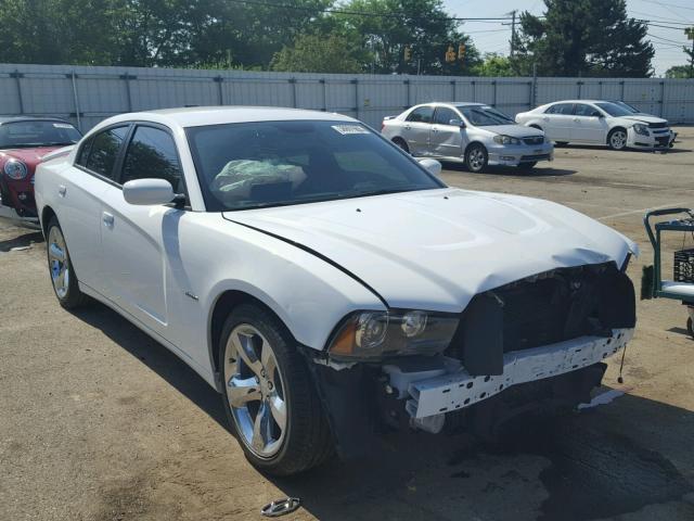 2C3CDXCT4EH338458 - 2014 DODGE CHARGER R/ WHITE photo 1