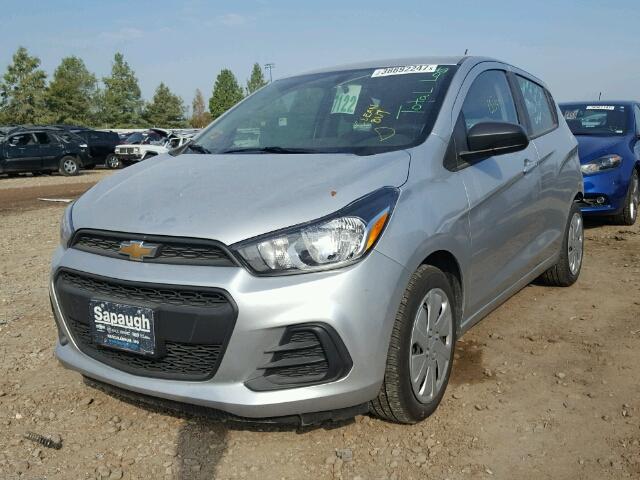 KL8CB6SA4HC765358 - 2017 CHEVROLET SPARK LS SILVER photo 2