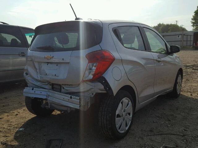 KL8CB6SA4HC765358 - 2017 CHEVROLET SPARK LS SILVER photo 4