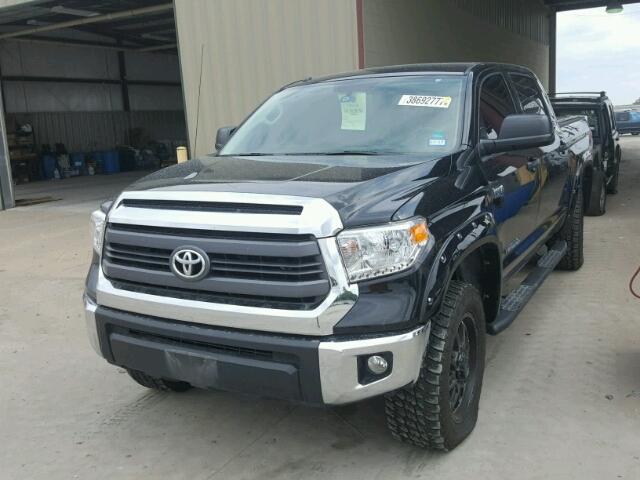 5TFDW5F14FX485417 - 2015 TOYOTA TUNDRA CRE BLACK photo 2