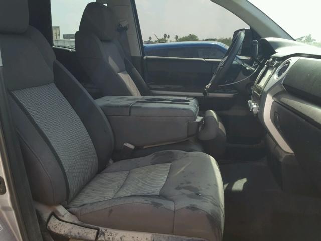 5TFRY5F16EX165191 - 2014 TOYOTA TUNDRA DOU CHARCOAL photo 5